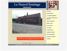 Tablet Screenshot of lenouvelermitage.com